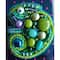 Crystal Art Beadwork Kit For Creating Broоch Chameleon
